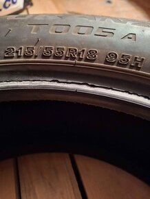 Predám 80% pneu bridgestone - 3