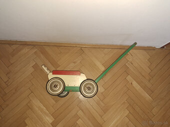 Predám hračku dreveného kočíka - 3