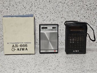 Rarita - ROK 1966 / Tranzistorové Radio AIWA AR-666 + BOX - 3