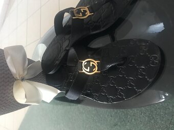 GUCCI originál damske slapky veľkosť 39 - 3