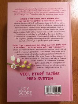Kniha: VECI, KTORÉ TAJÍME PRED SVETOM - LUCY SCORE - 3