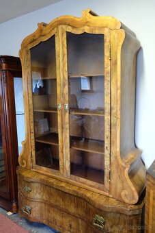 Biedermeier vitrína sklenník - 3