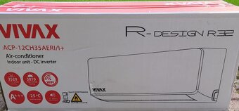 Predám úplne novú nastennu klimatizáciu Vivax R-Design 3,5kw - 3