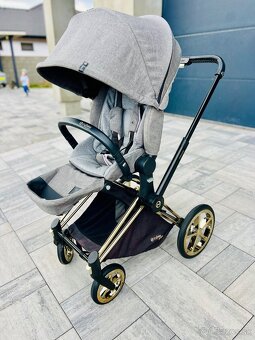 Cybex Priam 2018 – podvozok Jeremy Scott + športová časť, za - 3