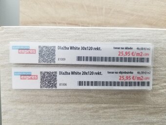 Kachličky/dlažba Energieker PADOUK WHITE REKT. 30x120 - 3