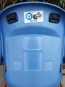 Predná detská sedačka na bicykel-modrá - 3