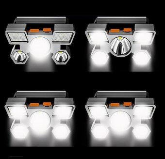 LED čelovka, 4 režimy - 3