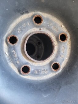 Plechové disky +pneu R16 5x112 WV 215/60 - 3