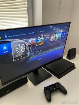 Predám Playstation4 Slim 500Gb + Herny monitor. - 3