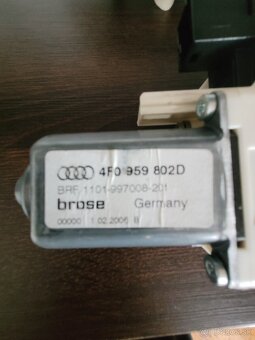 motorčeky sťahovania okien. Audi A6 C6 original - 3