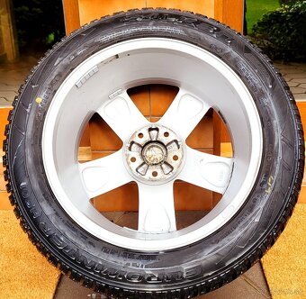 alu R17 5x108 orig. Peugeot 407, zimné pneu 215/55 - 3