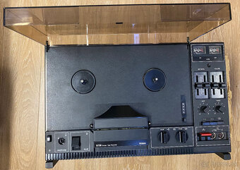 Tesla kotúčový magnetofón B730 kompletný imitácia dreva - 3