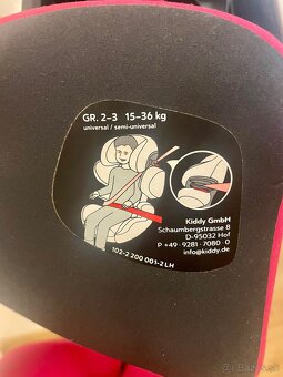 Autosedačka Kiddy 15-36kg - 3