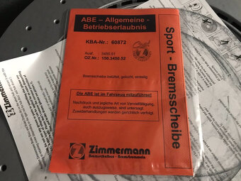 BMW E70 E71 zadny kotuc ZIMMERMANN 150.3450.52 - 3