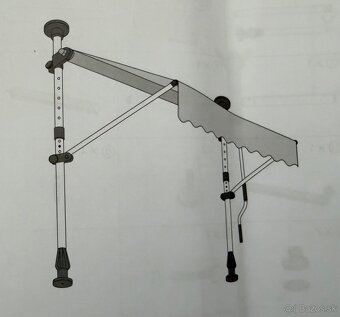 Vysúvacia markíza 120x250cm - 3