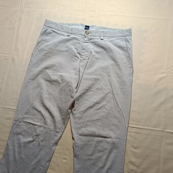 Hugo Boss béžové plátené nohavice chino pants W34 L32 - 3