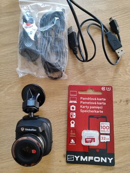 Palubná kamera do auta GLOBALSEC HD MINI - plus MicroSD 32GB - 3