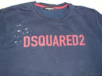 Dsquared pánska mikina tmavomodrá L-XL - 3
