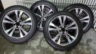 Originál AL disky Mercedes - Benz V R18+zimné pneumatiky - 3