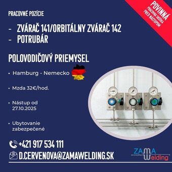Hľadáme zváračov, potrubárov a montérov do Nemecka - 3