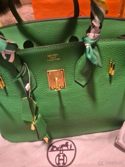 Nova luxusná kabelka Hermes Birkin Smaragd green - 3