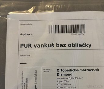 NOVÉ 2 ks anatomicke vankúše z PUR peny - 3