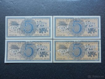 Bankovky slovenský štát nep. a perf. 6 - 3