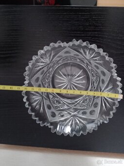 Krištálová miska - priemer 15 cm, - 3