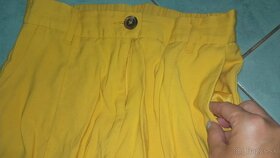 Elegantné krásne žlté nohavice - 3