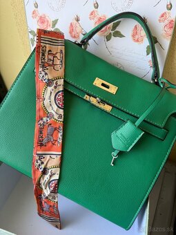 hermes kelly zelená - 3