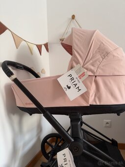 Cybex priam 4.0 matt black peach pink NOVÝ - 3