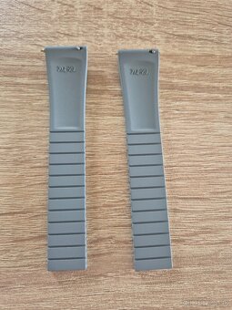 Gumený remienok na hodinky FKM CTS 20mm šedý - 3