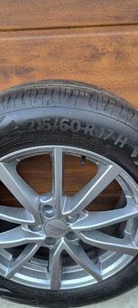 Predám elektróny 17" 5×114,3+letne pneu - 3
