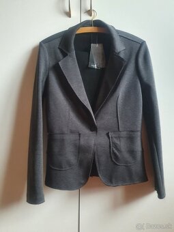 Nové Šedé sako mango XS /S - 3