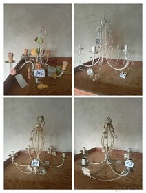 Predam pät ramenne kovove lustre - 3