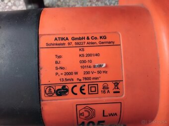 elektrická reťazová píla Atika,2000 W - 3