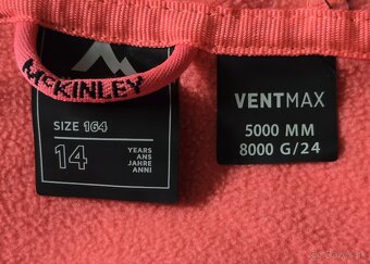 Softshellová vetrovka veľ. 164 - 3