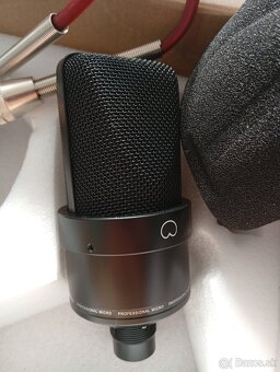 Nový kondenzátorový mikrofón + stojan - 3