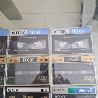 TDK,MAXELL, FUJI, SONY, BASF...8mm videocassette... - 3