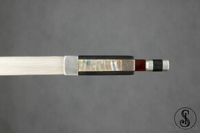 Fernambukový husľový sláčik v striebre - 3
