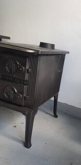 Liatinové kachle Jotul 440 čierný lak - 3