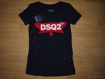 Dsquared2 dámske tričko čierne - 3