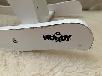 Hojdací koník Woody biely - 3