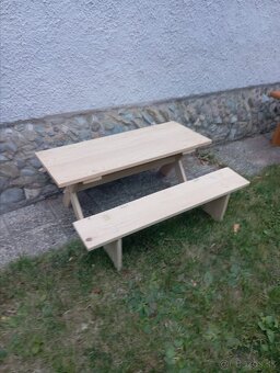 Detský drevený stôl - 3