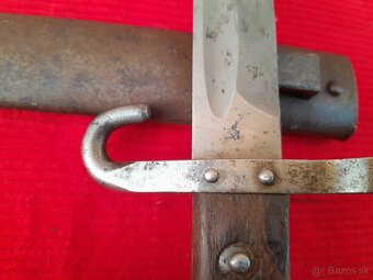 Bodák Mannlicher 1895 poddôstojník ČSR,bodák pre mužstvo. - 3