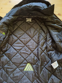 Pracovný kabát zateplený s výstražnými prvkami - 3