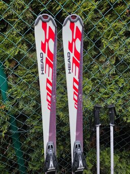 Predám lyžiarsky set: Lyže HEAD + Lyžiarky NORDICA + Palice - 3