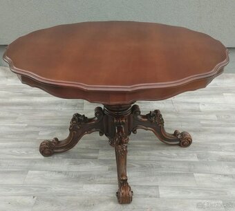 Stôl jedálensky neobarokový. - 3