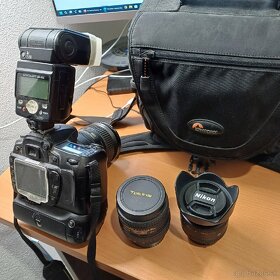 Nikon D80 plus 3 objektivy, Blesk Nikon SB-800 prislusenstvo - 3