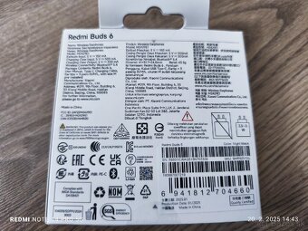 Slúchadlá Redmi Buds 6 Dual-driver sound - 3